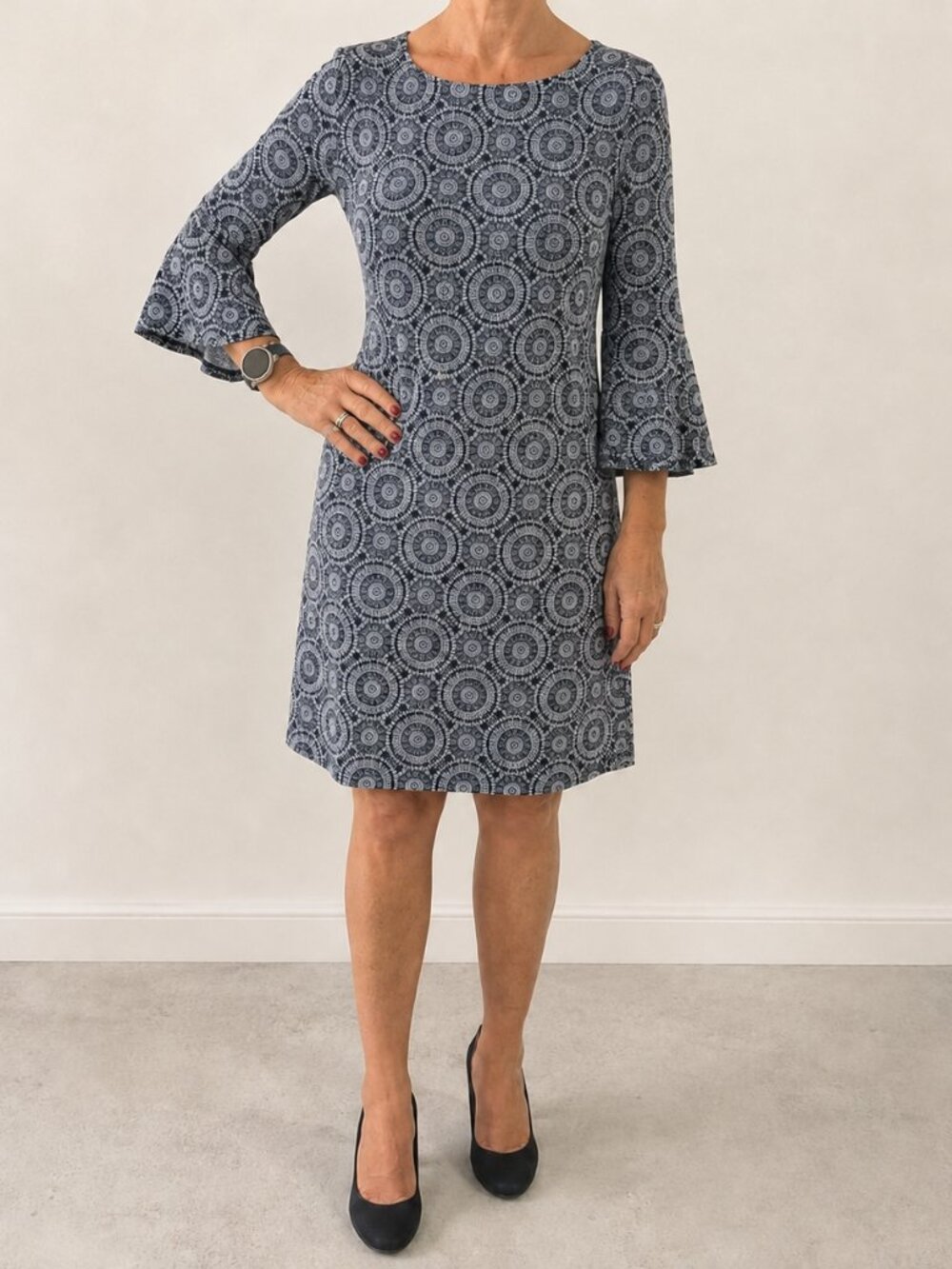 Navy and White Tommy Hilfiger Dress Size 4P